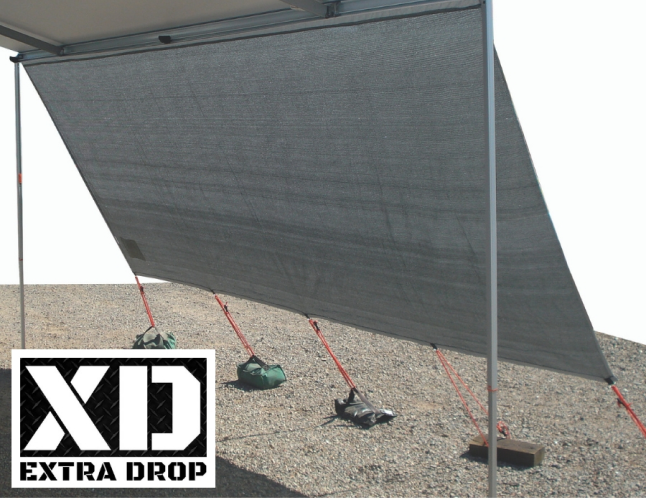 4.35m XD Privacy Screen for 4.5m Fiamma Awning